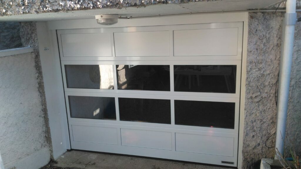 Porte garage carde alu